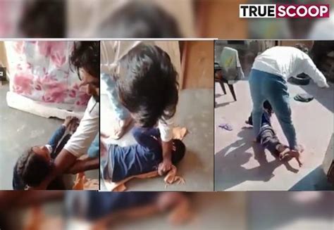 Viral Video Father Of 8 Year Old Daughter Brutally Thrashed Her After Quarrel With Wife