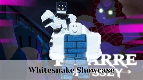 Whitesnake Showcase Roblox Bizarre Odyssey Youtube