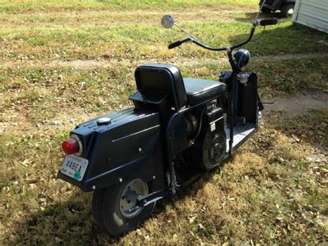 Vintage Cushman Highlander 1958 Scooter Motorcycle In Running Condition