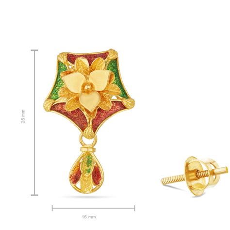 Buy Petals Earring Svtm Jewels
