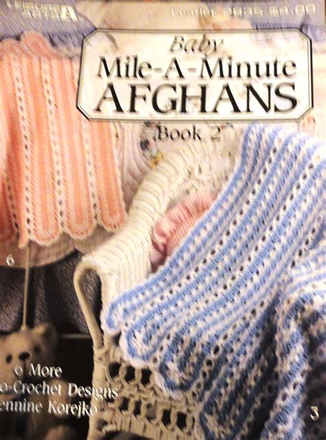 Leisure Arts 2835 Baby Mile A Minute Afghans Book 2 Knitting And