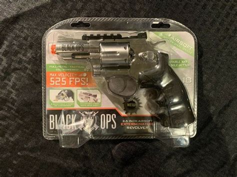 Original Black Ops Exterminator 2 5 Inch Revolver Chrome Pistol Airsoft Gun New At Rs 20000