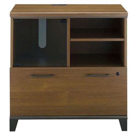 Insert where top offered in code. Bush Achieve 1 Drawer Lateral File Cabinet in Warm Oak ...