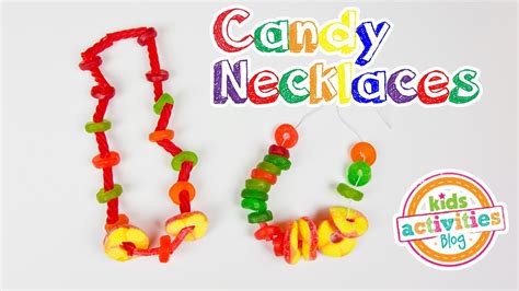 Make Candy Necklaces For Kids Youtube