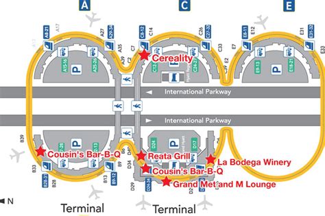 DFW Airport Terminal Layout Map