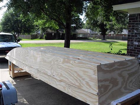 Landau 14 foot jon, fully decked, carpeted, and polyurethaned. Woodwork Build Wooden Jon Boat PDF Plans