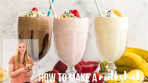 How To Make A Milkshake 3 Ways The Recipe Rebel Youtube