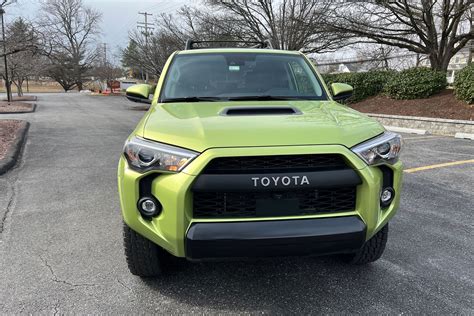 Car Review Toyota 4runner Trd Pro Goes Green For 2022 Lime Green