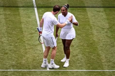 Wimbledon Mixed Doubles Andy Murray And Serena Williams Reach Round Three