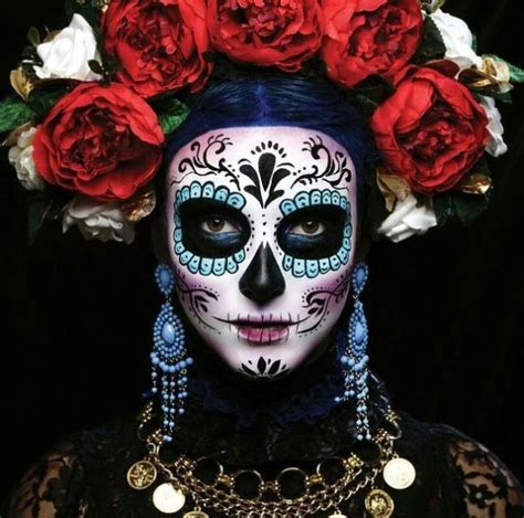 56 Newest Sugar Skull Makeup Creations To Win Halloween Halloween