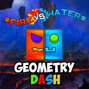 Water temple, fire temple, wind temple, ice temple, crystal temple, light temple and forest temple. Fire and Water Geometry Dash - Online Game - Play for Free ...