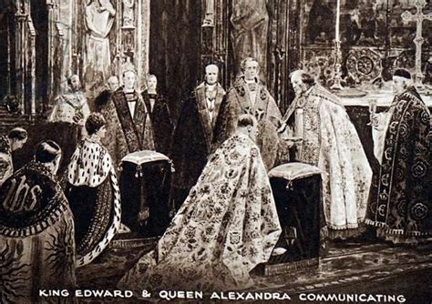 Image Of Edward Vii During His Coronation
