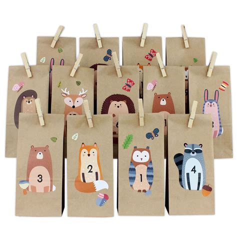 Check spelling or type a new query. Adventskalender Waldtiere zum Aufkleben - mit braunen ...