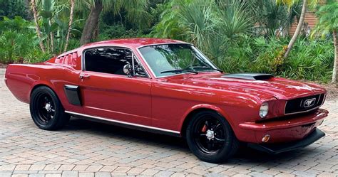 Check Out This 400 Hp 1966 Ford Mustang Restomod Headed To Mecum