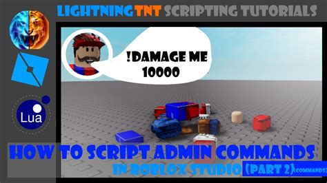 How To Make An Admins Commands System In Roblox Youtube
