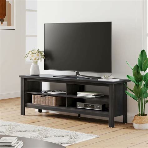 Farmhouse Tv Stands For 65 Inch Flat Screen Media Console Storage