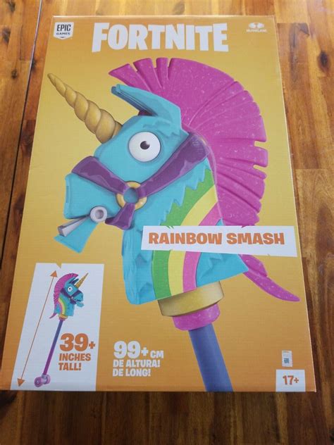 Fortnite Rainbow Smash Premium Pickaxe Prop Replica EBay