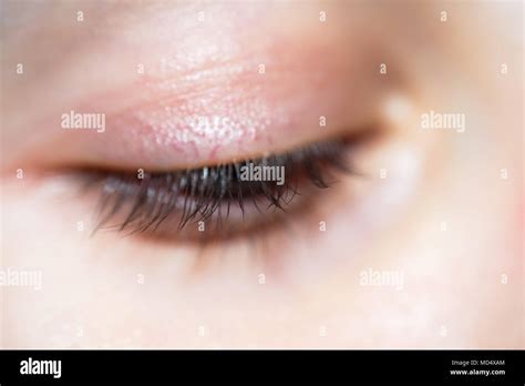 Woman With Long Eyelashes High Resolution Stock Photography And Images