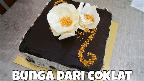 Glase toping donat dari coklat bubuk ekonomis. Cara membuat bunga dari coklat - YouTube