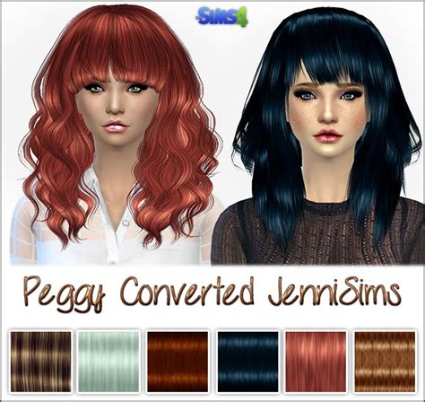 Peggy Hairs Converted Sims 4 Hair