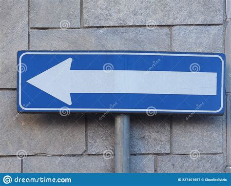 One Way Street Sign Stock Image Image Of Street Signs 237401657