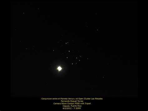 Venus And The Pleiades Fernando Roquel Sky And Telescope Sky And Telescope