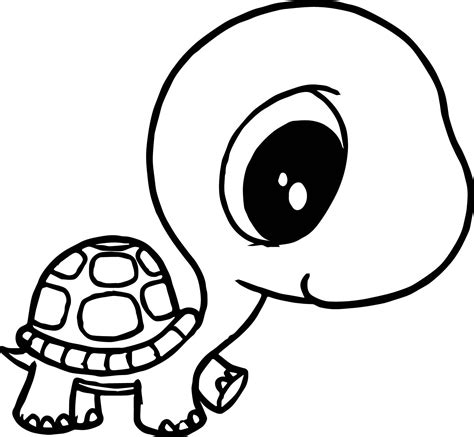 Animated Turtle Coloring Pages