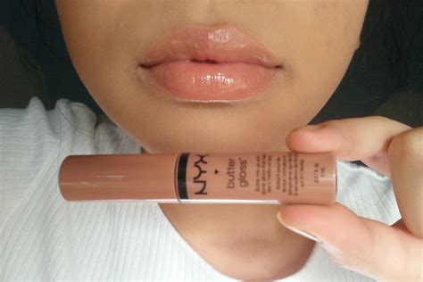 NYX Butter Gloss Swatches Review Nyx Butter Gloss Pale Lipstick