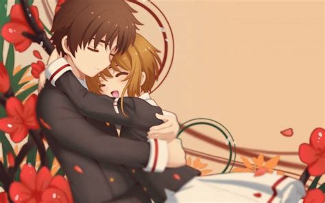 Syaoran Li Sakura Kinomoto Cardcaptor Sakura Anime Couple Romantic Anime Couples Cute Anime