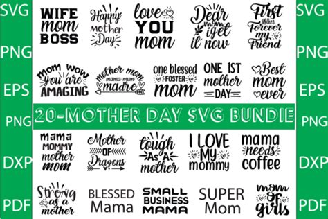 Mothers Day Svg Bundle Bundle · Creative Fabrica