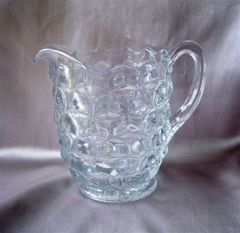 American Fostoria Crystal Pitcher From Colemanscollectibles On Ruby Lane