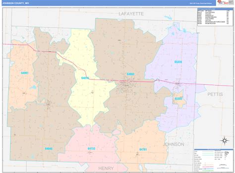 Maps Of Johnson County Missouri