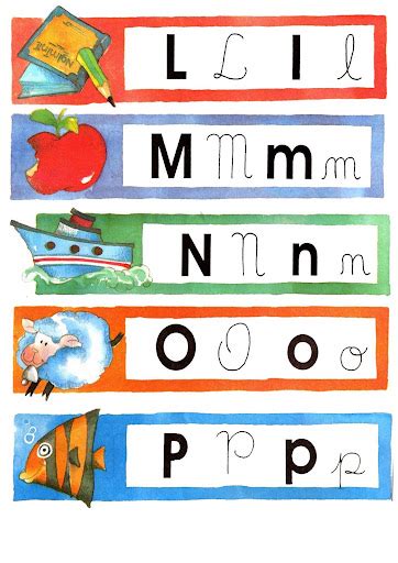 Fichas Coloridas Ilustradas Com O Alfabeto Atividade Para