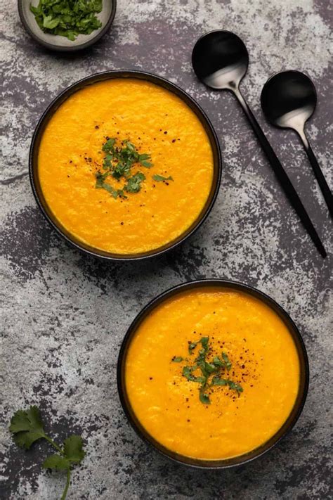 I used 32 ounces of chicken stock instead of broth for more flavors and less salt. Best Carrot Soup Recipe Ever / Best Carrot Soup Ever- Simple Recipe | Recipes, Soup ... / The ...