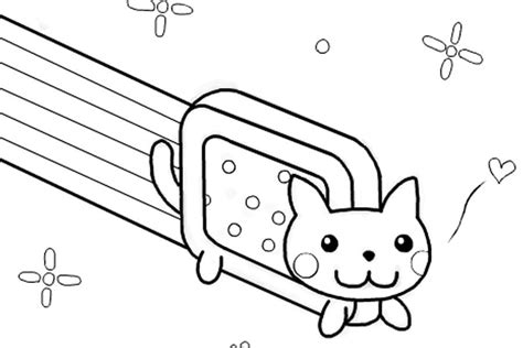 Dibujos De Nyan Cat Para Colorear Wonder
