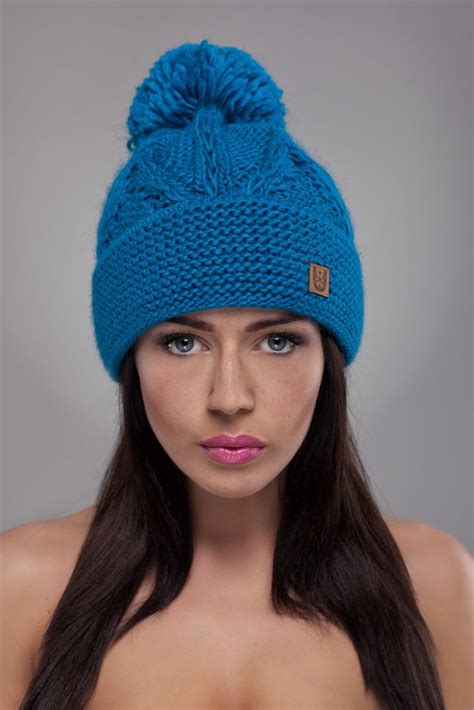 Ulter Czapki Model 22 Ulter Caps Woll Winter Inspiration Fashion Headbands Knit Crochet