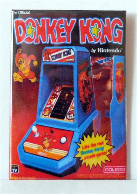 Vintage Donkey Kong Table Top Arcade Game Coleco 2 X Etsy