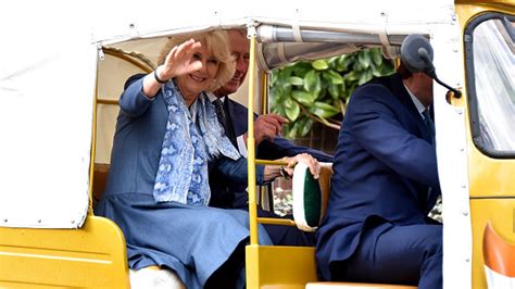 Prince Charles And Duchess Camilla Ride Off In A Rickshaw Race Hello
