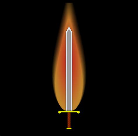 Flaming Sword On Behance