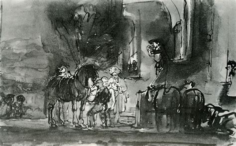 Rembrandt The Good Samaritan Arriving At The Inn