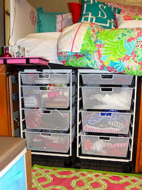 75 Creative Dorm Room Storage Organization Ideas On A Budget