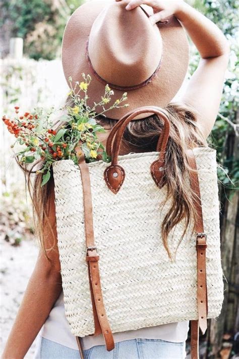 Handmade Straw Backpack With Top Handles Versatile Trendy Bag For
