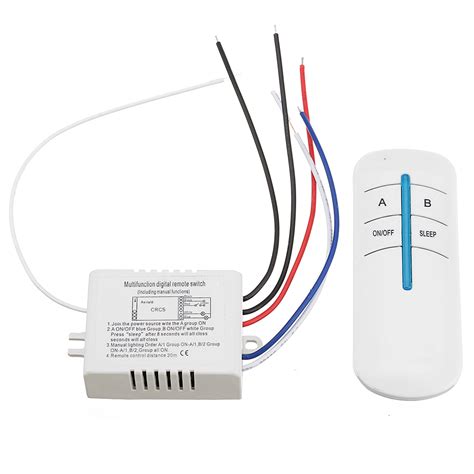 2 Way Wireless Remote Controller Kit For Light 123 Led Lighting