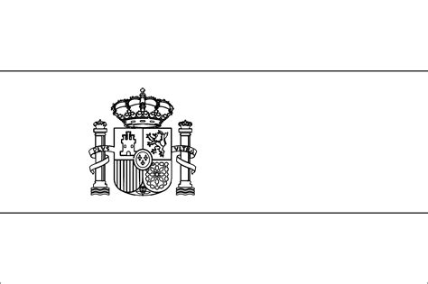 Spain Flags Coloring Page Top Paint Coloring Pages