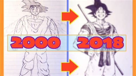 Learn how to draw download for kids pictures using these outlines or print just for coloring. Redrawing OLD ART I Made As A KID! Drawing GOKU | Anime ...