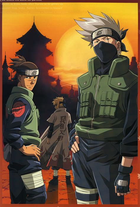 Naruto Kakashi Digital Wallpaper Naruto Shippuuden Umino Iruka