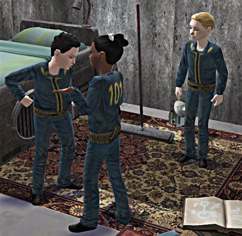 Mod The Sims Fallout Vault 101 Child Suits