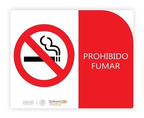 Letrero Prohibido Fumar Cofepris X Mercado Libre My Xxx Hot Girl