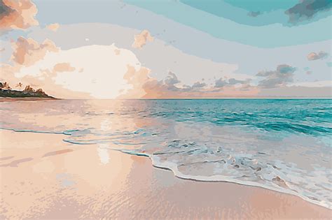 Download Anime Beach Background