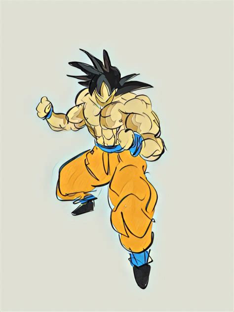 Base Form Goku By Meoc Rdbz